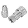 Hydrauliczne szybkozłącze Stal hartowana Męskie i żeńskie 1/4 cala NPT Hydrauliczne złączki szybkozłączne