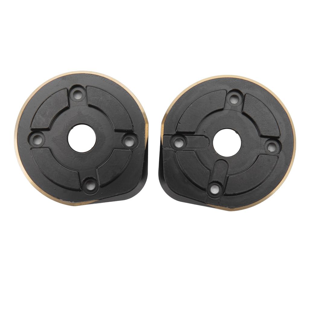 2Pcs Outer Portal Covers Black Antiwear Rustproof High Accuracy Portal Covers Weights for SCX10 III Capra 1/10 Crawler