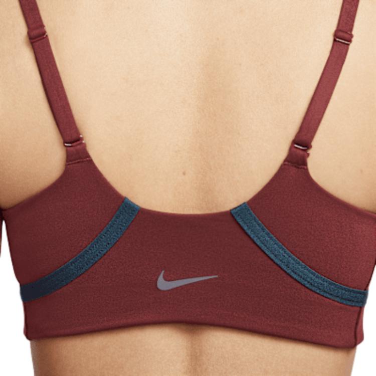 Nike Dri-Fit Convertible One Series Quick-Dry Soft Low-Intensity Support Sports Bra Women Underwear Dark-Team-Red HF5367-619