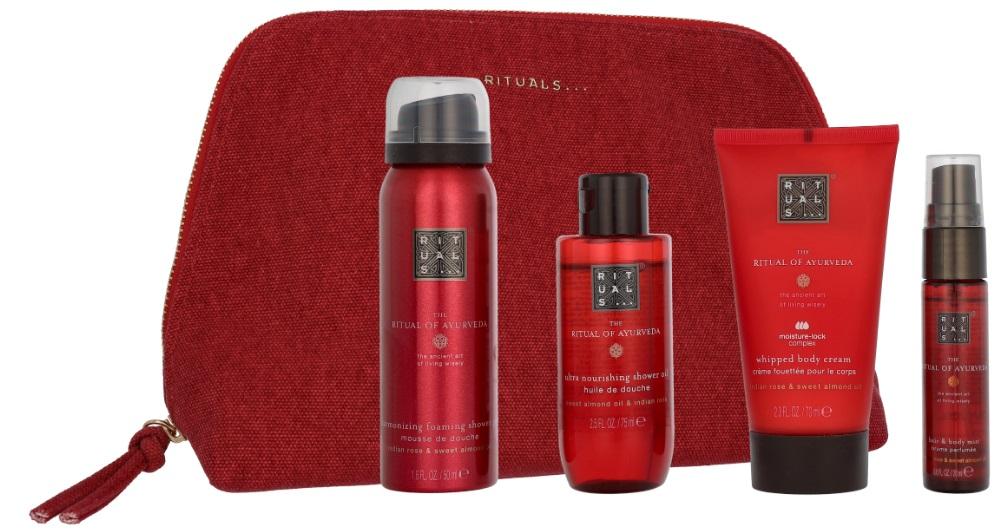 Rituals The Ritual Of Ayurveda Reise Exklusivitäten Duschgel-Schaum 50 + Duschöl 75 + Körpercreme 70 + Körpernebel 20 (8719134210859)