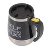 Automatic Stirring Mug 400ml Stainless Steel Liner Battery Powered Electric Mixing Cup for Travel