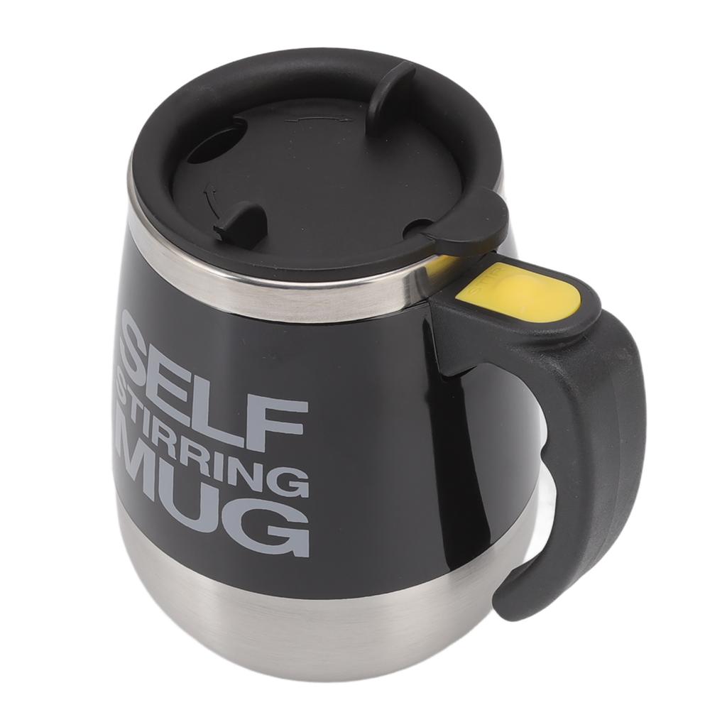 Automatic Stirring Mug 400ml Stainless Steel Liner Battery Powered Electric Mixing Cup for Travel