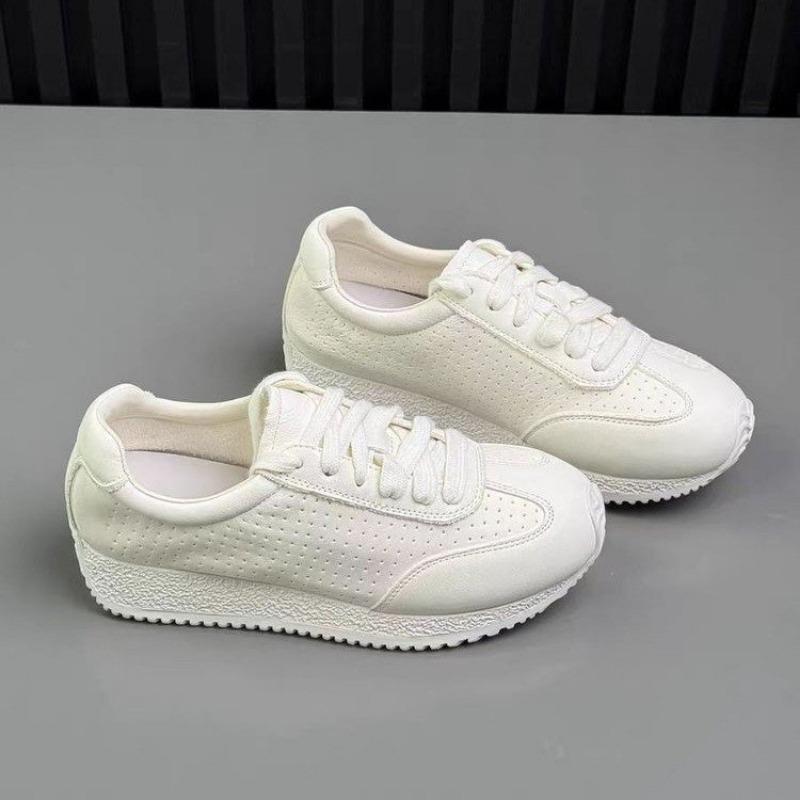 

thick-soled lace-up women s autumn new fashion breathable sports shoes student versatile casual shoes 40