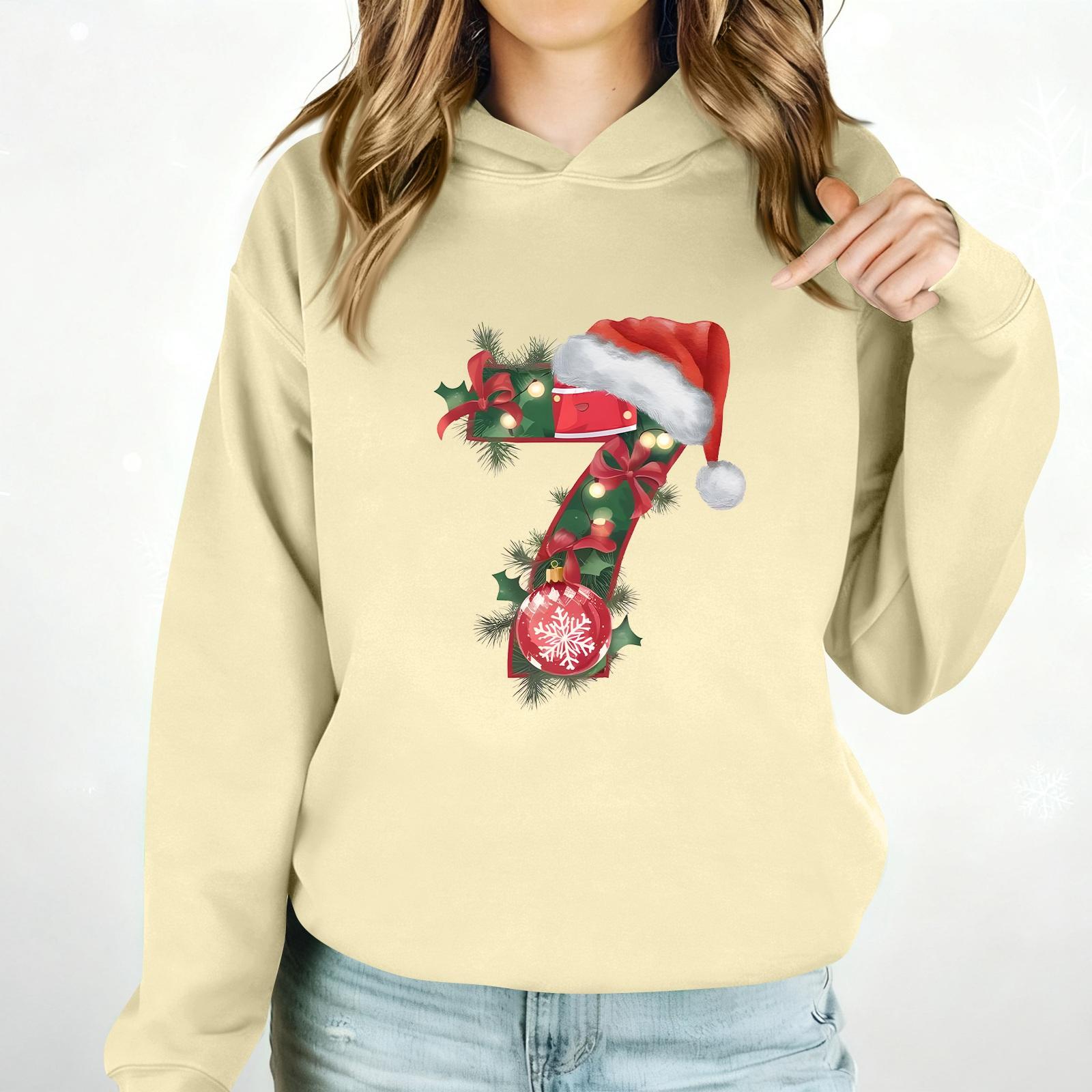 

Женский повседневный модный спортивный костюм с принтом, повседневная толстовка с капюшоном и длинными рукавами M бежевый