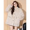 TonLion Women's Faux Fur Stand Collar Long Coat