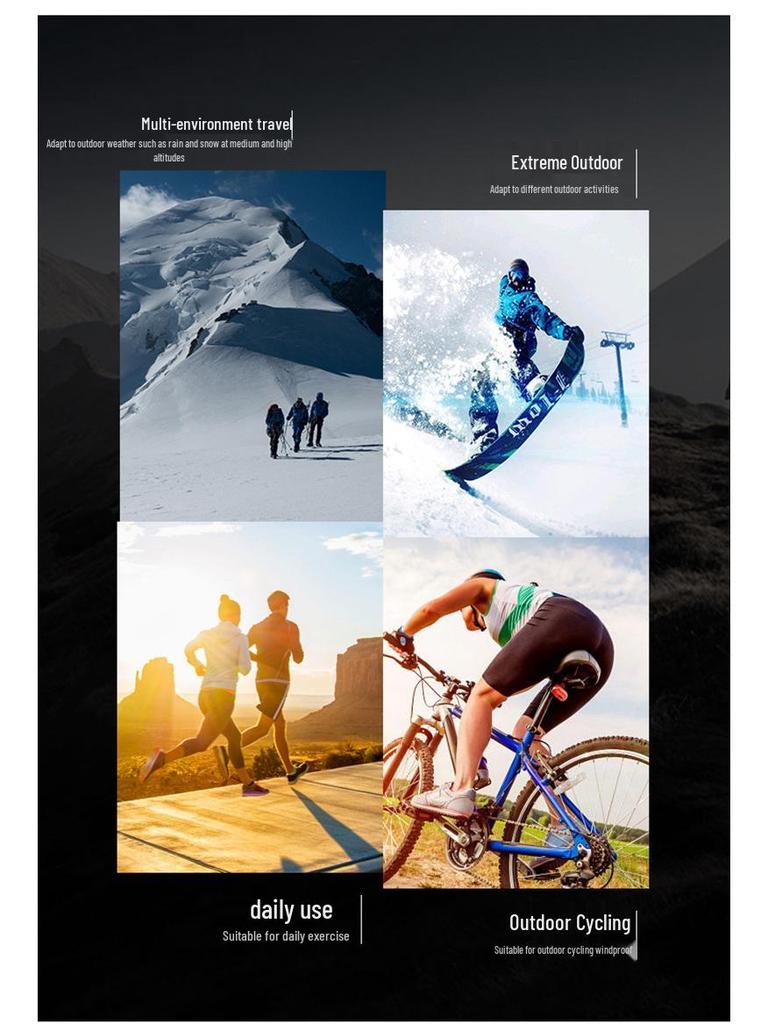 Unisex Windproof Breathable Outdoor Jacket for Running & Hiking