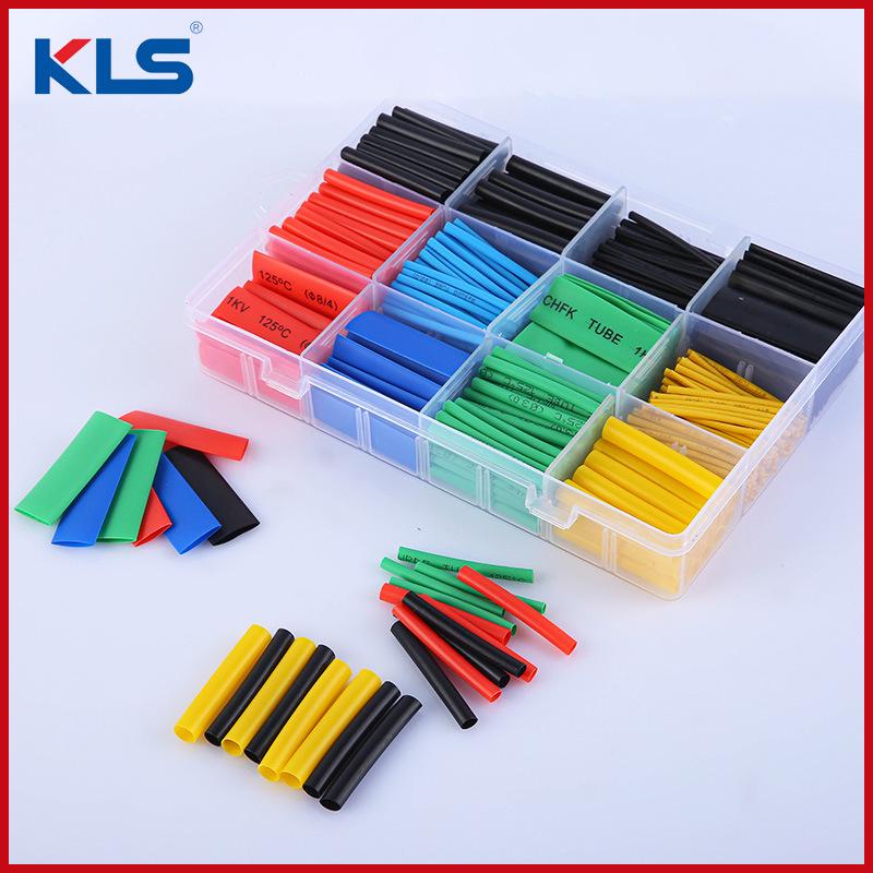 530pcs Colored & Black Heat Shrink Tubing Kit for Wire Protection