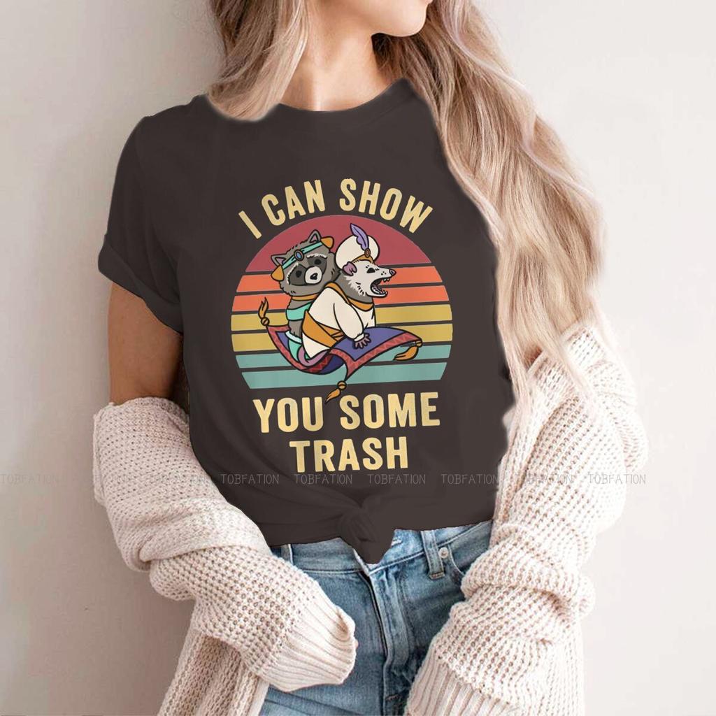 Opossum Mouse Animal Tshirt For Unisex Girl 4xl I Can Show You Some Trash Essential Basic Summer Tee T Shirt Novelty Loose