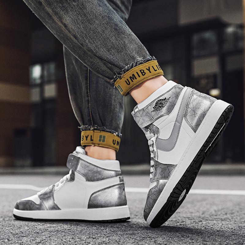 Street Fashion Scarpe alte uomo e donna, Scarpe da basket personalizzate,  Scarpe da allenamento con suola morbida acquista in modo economico —  spedizione gratuita, recensioni reali con foto — Joom