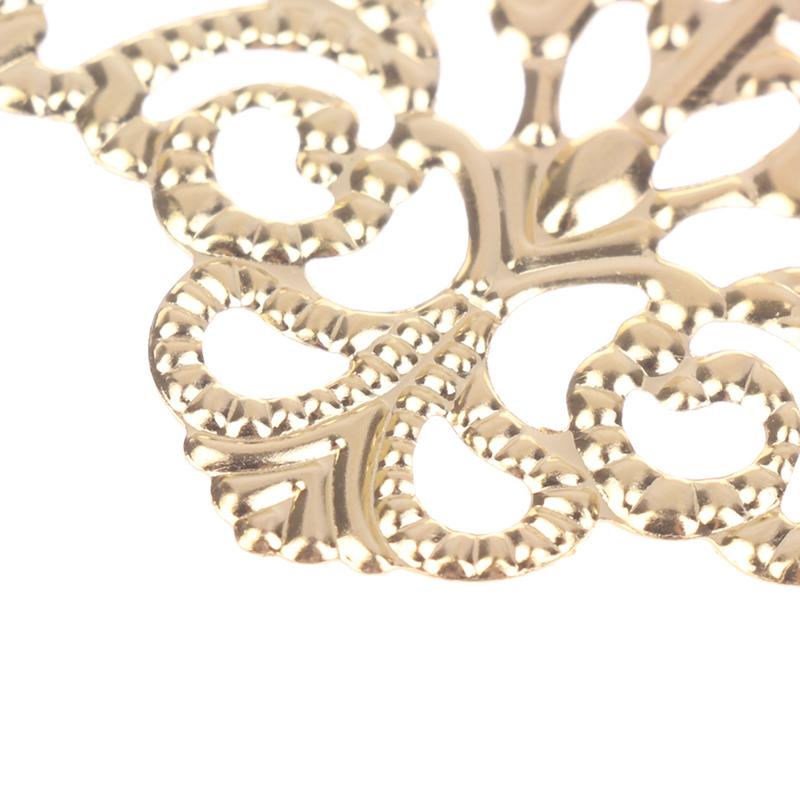 10Pcs Metal Decorative Corner Cover Edge Protector For Book Scrapbook Photo Album Frame Jewelry Chest Gift Wine Wooden Box Case