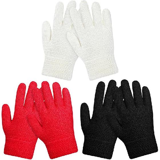 ONESING Kids Knit Gloves - Stretchy Gloves for Boys Girls Winter, Solid Finger Gloves for Children
