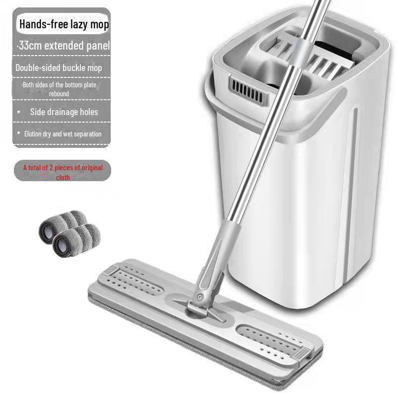2024 Hands-Free Flat Mop: New Style, Easy-Clean Scratch Mop for Effortless Home Cleaning