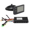 Controlador de Onda Senoidal DC 24V 36V 48V 30A Kit Controlador de Motor de Bicicleta Elétrica com Visor LCD S866 para