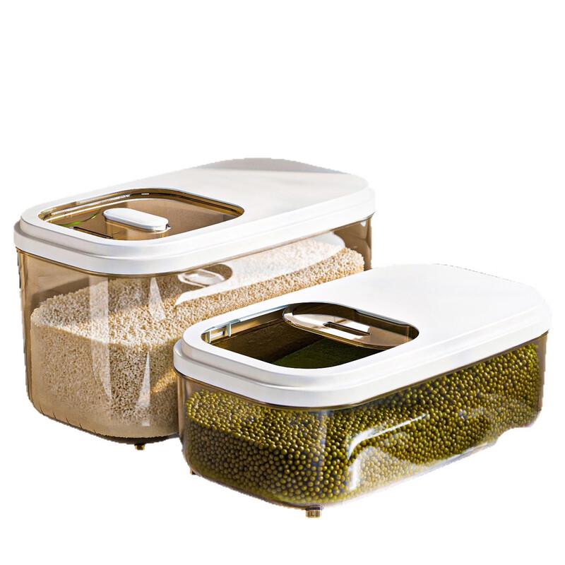 Slide-Lid Rice & Grain Storage Container