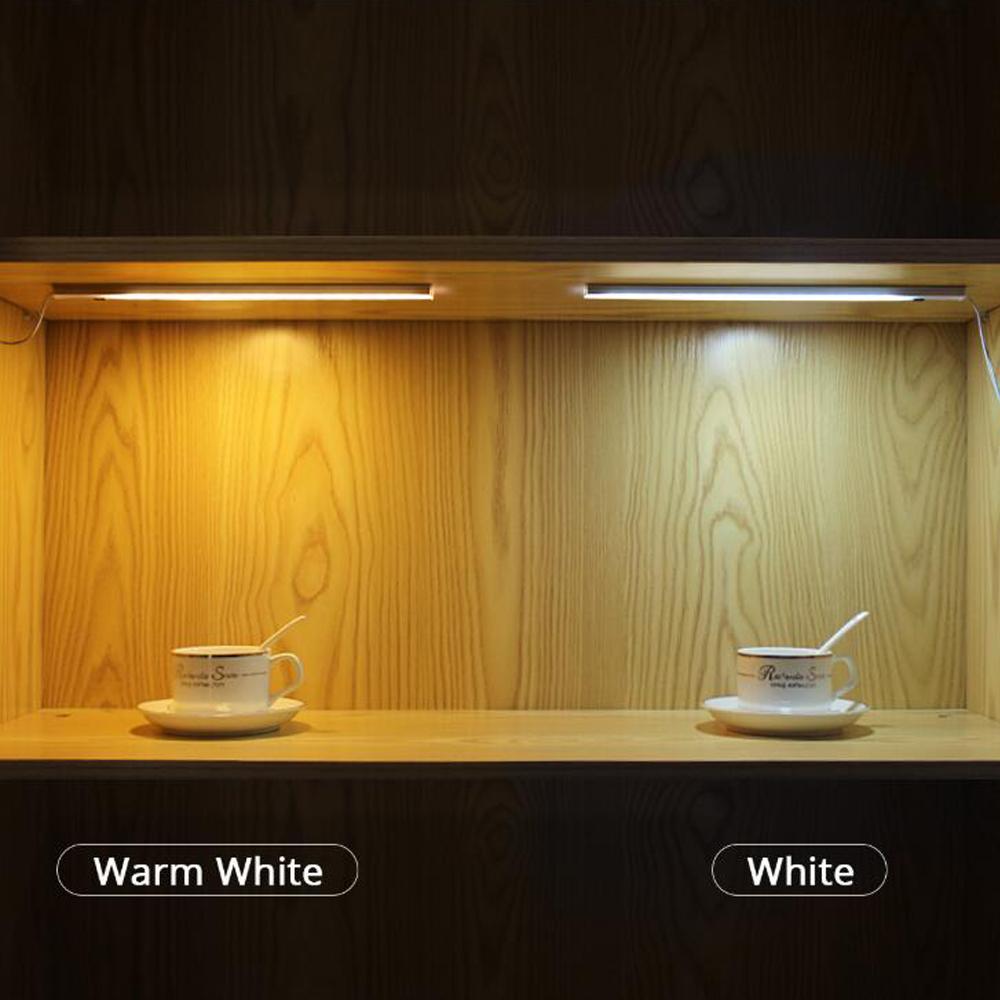 DC12V Smart LED Kitchen Light Hand Sweep Sensor Night Light 30/40/50 CM High Brightness Backlight for Cabinet Wardrobes Drawer