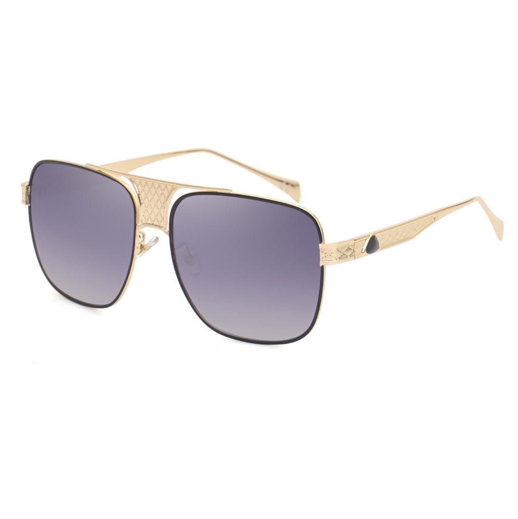 JYL TS Men's Square - Classic Metal Trendy Fashion Sunglasses 1255