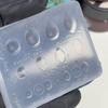 Gemstone Photo Frame 3D Transparent Nail Art Mold Silicone Carving Template Diy Nail Art Decorations Manicure Design Tools