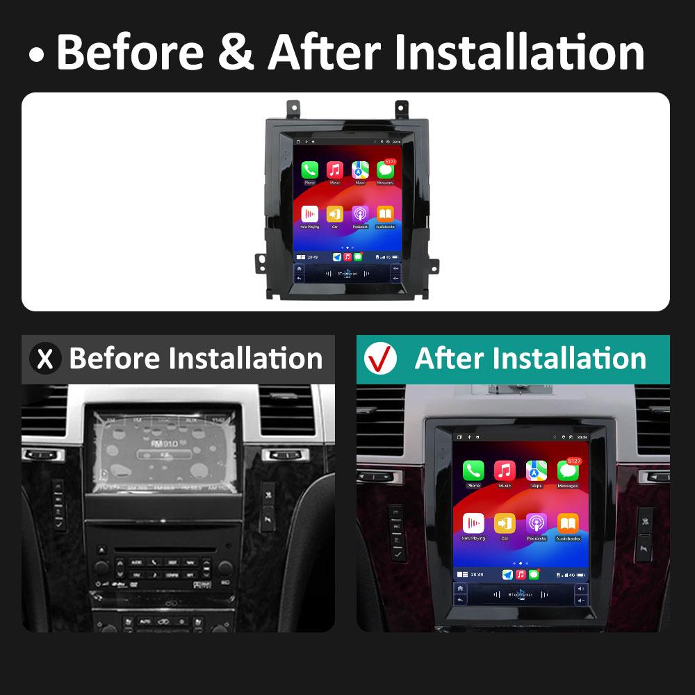 Android Smart System WIFI for Cadillac Escalade 2007 2008 2009 2010 2011 - 2013 Wireless Carplay GPS Navigation DSP Stereo BT+4G