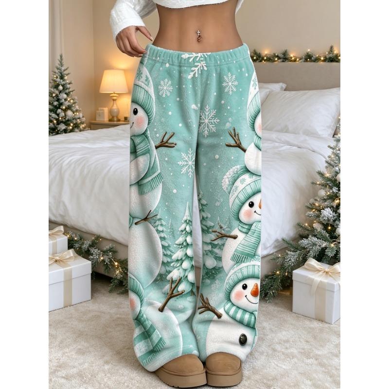 Women's casual home wear, autumn and winter women's plush pajamas - simple and comfortable, soft and warm plush fabric