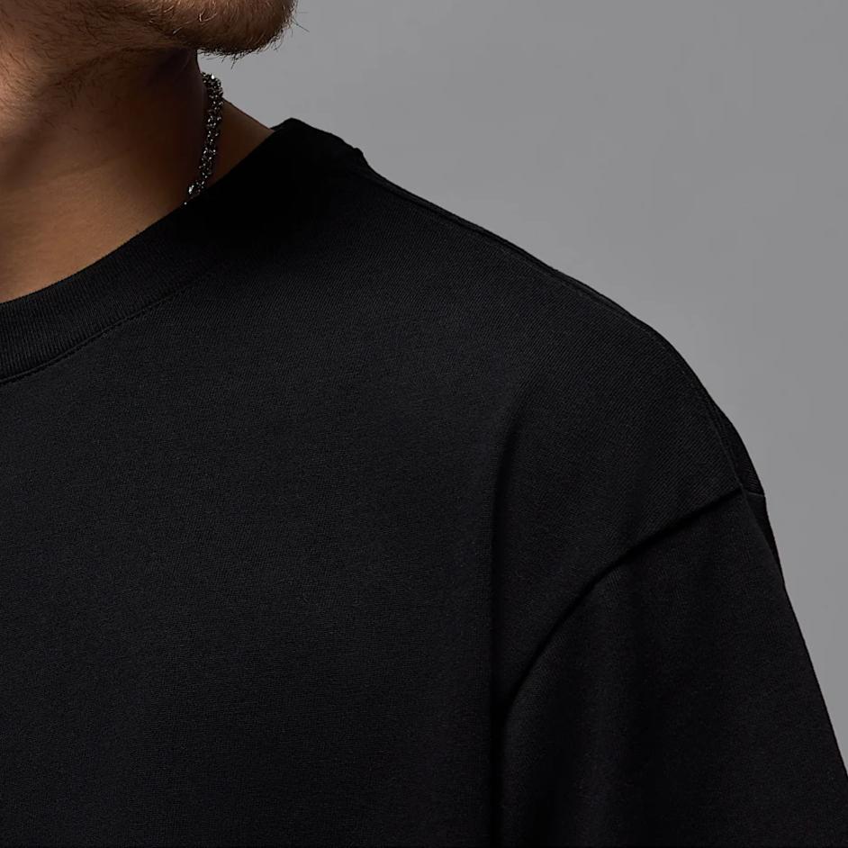 Jordan Flight Essentials Comfortable Skin-Friendly Fashionable Versatile Short Sleeve T-Shirt Men Tops Black IB7345-010