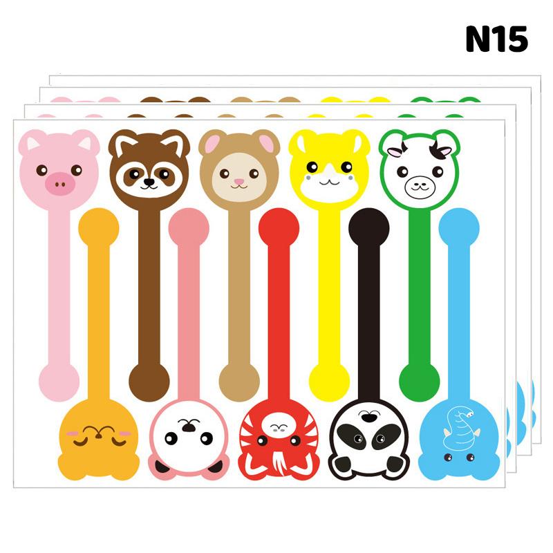 100Pcs Stickers Long Strips Handmade Sticker,Self-Adhesive Packaging Sealing Labels For Biscuit Cake Baking Decoration,Box Seal