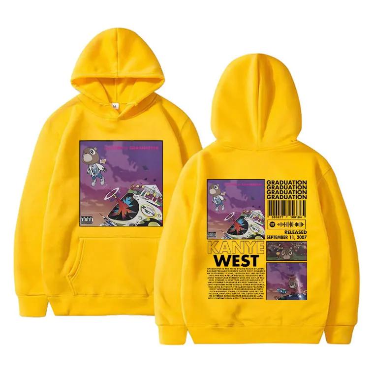 Autumn/Winter Male Rap Singer Kanye West Cool Street Trendy Hip Hop Casual Sportswear Casual Clothing Warm Fashion Hoodie Gift