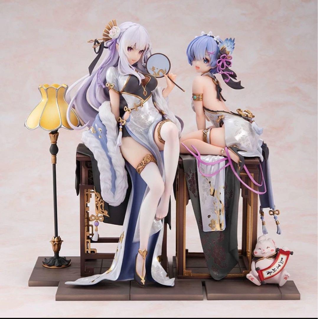 

[USED] Re:Zero Rem Elegant Beauty Ver. Emilia Elegant Beauty Ver. Figure