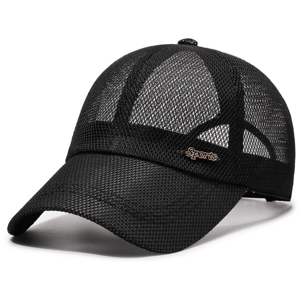Quick-dry Letter Mesh Baseball Cap Breathable Sports Mesh Caps Sun Hats Snapback Hat  Unisex