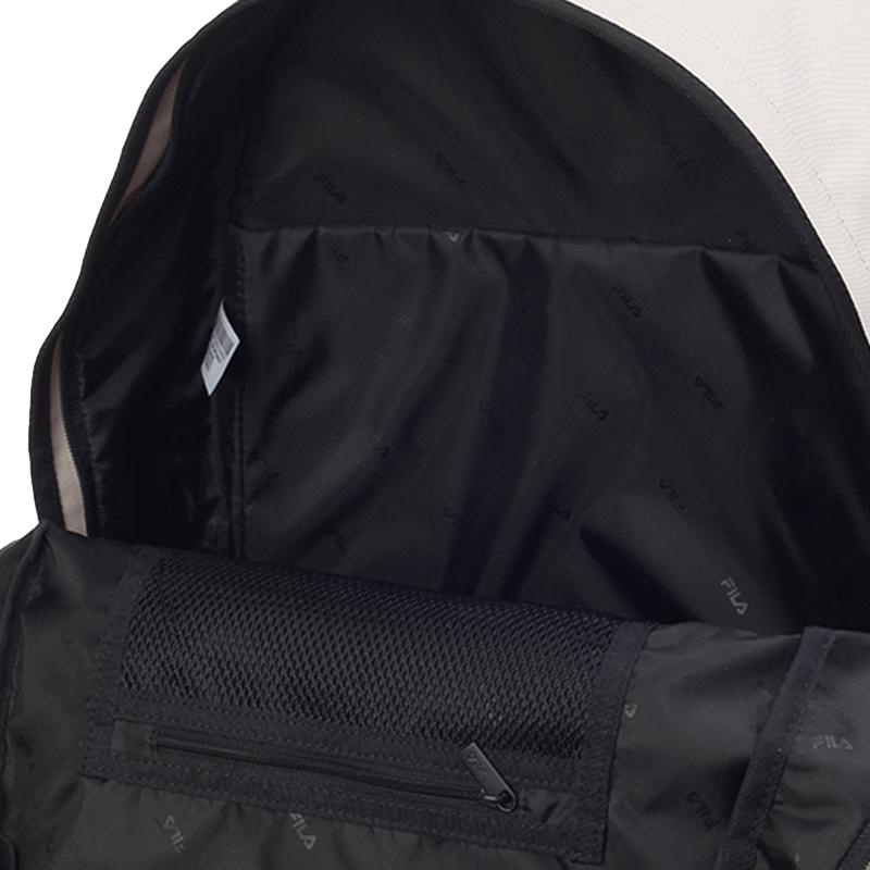 New FILA Polyester Backpack Regular Unisex White FS3BPC5005X-CRM