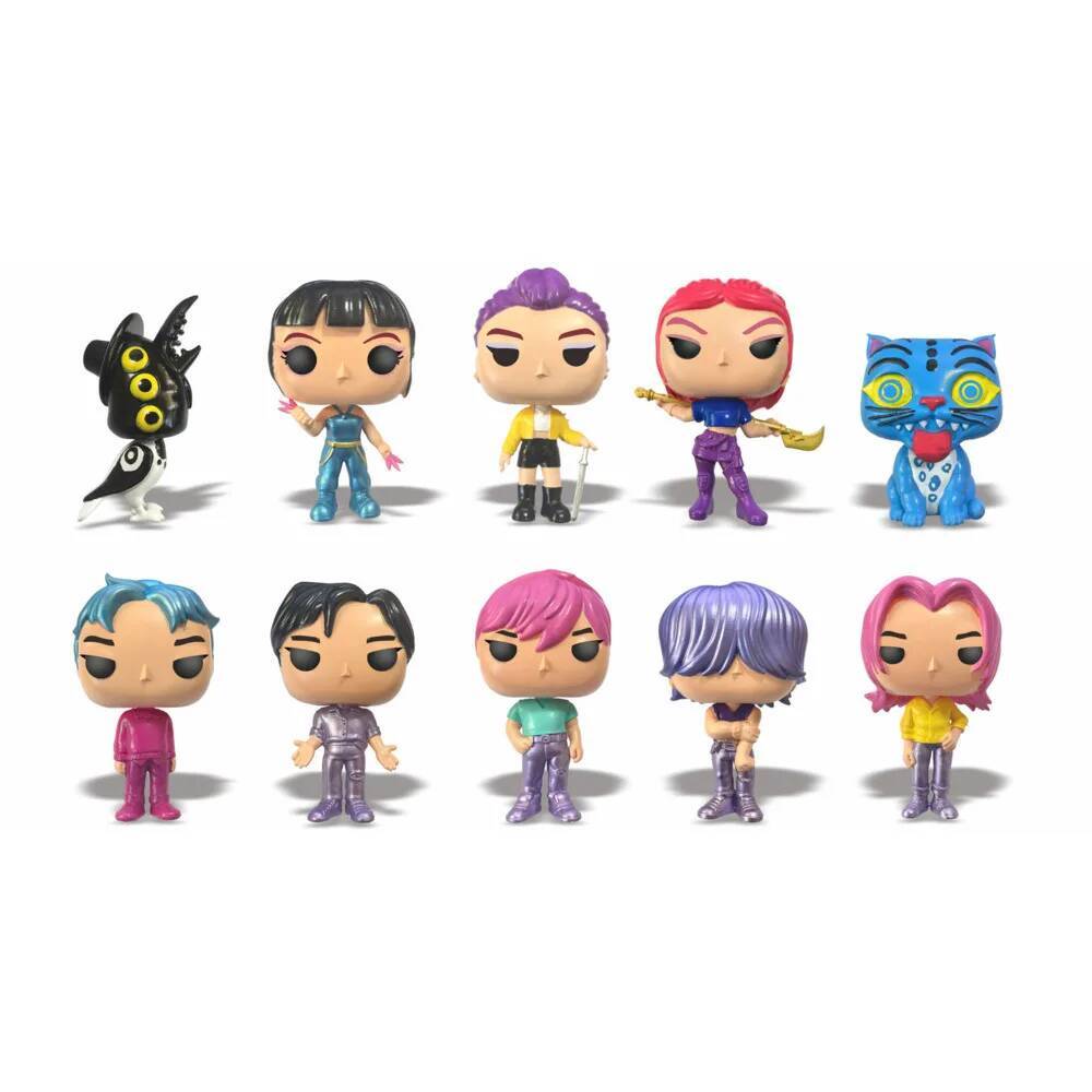 Kpop Demon Hunters Figure Toy Derpys Tiger Huntrix Rumi Zoey Mira Sussy Figure K Pop Demon Hunters Goods Merch Figurine Ornament