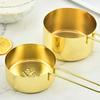 Stainless Steel Measuring Cup Measuring Spoon Set Ergonomic Handles Measuring Cups & Spoons Set Dishwasher Safe Kitchen Tools for Cooking &