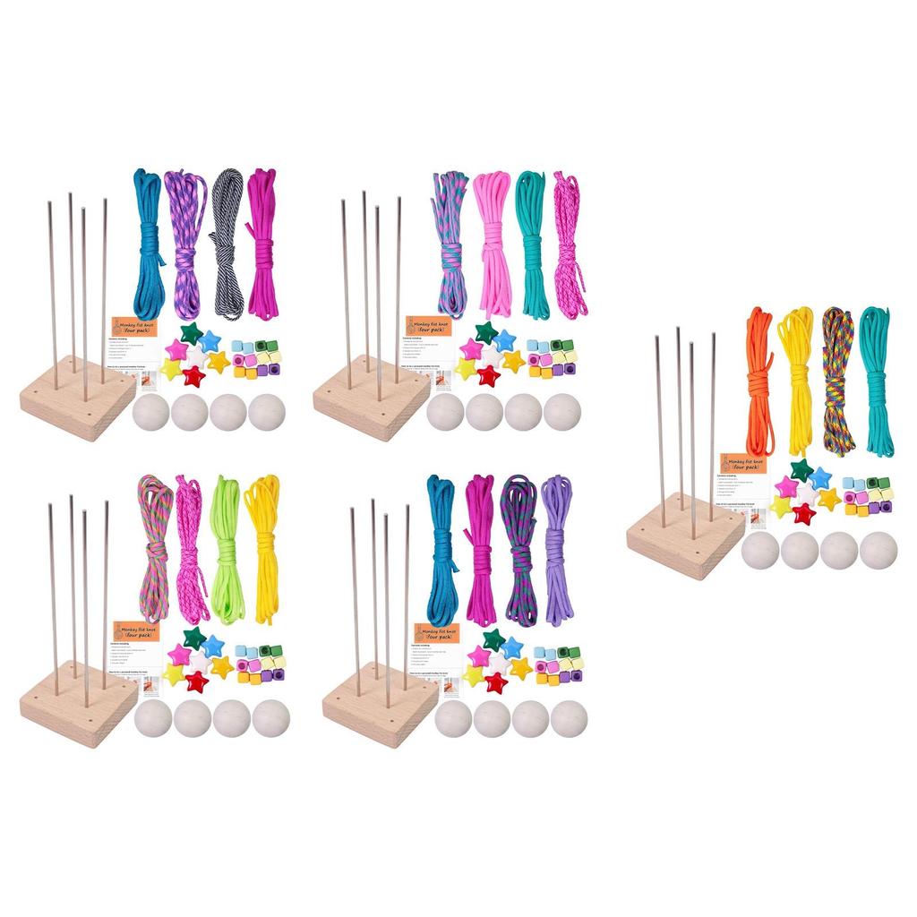 Paracord Jig Balls Crochet Kit Crochet Material Package with Crochet Hooks