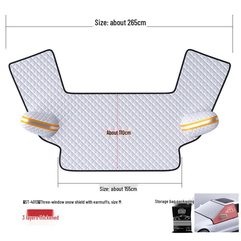 

Thickened Winter Windshield Snow Cover - Anti-Freeze, Anti-Frost, Anti-Snow Protection