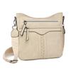 Crossbody Bag Vintage PU Women's Bag Shoulder Bag Commuter Large Capacity Shoulder Bag