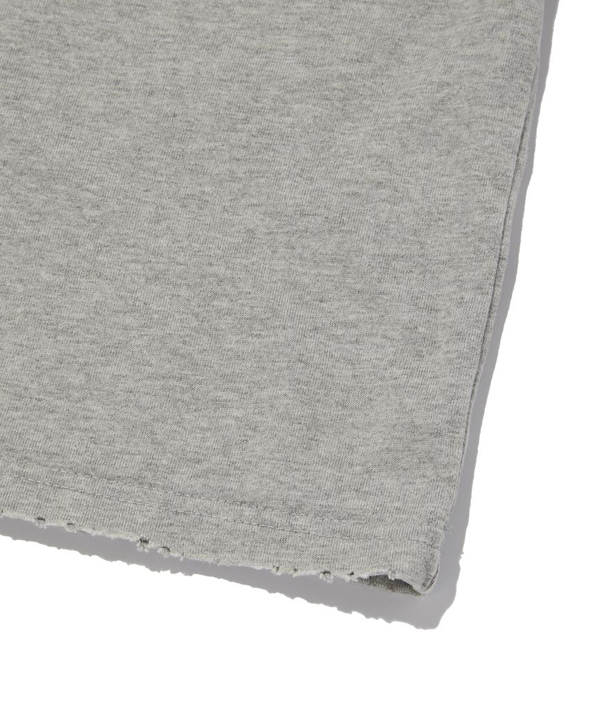 Seuweideu Cross One Shoulder Tee [Gray]