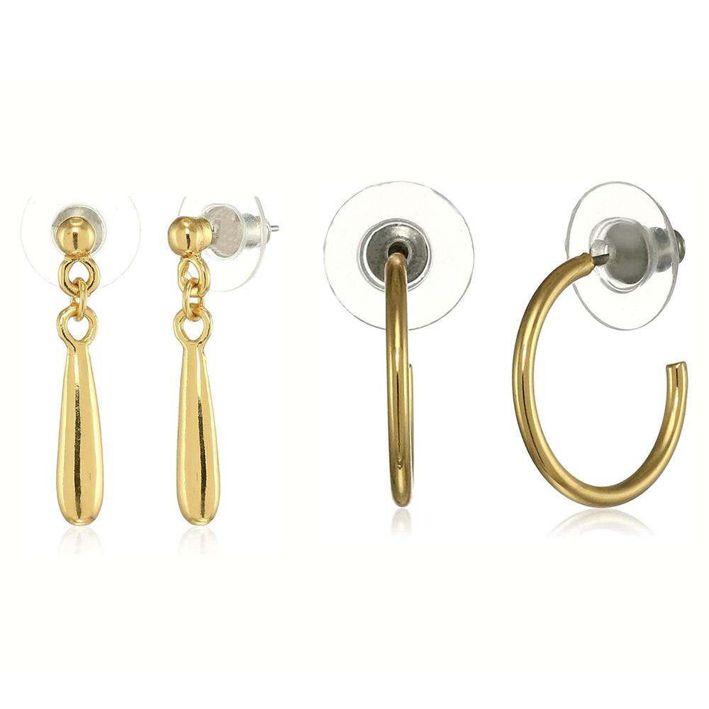 

Позолоченная комбинированная элегантная серьга Estele для девочек и женщин