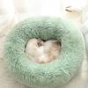 Super Katteseng Varm Sovende Kattereir Myk Lang Plysj Beste Kjæledyr Hundeseng for Hunder Kurvpute Katteseng Kattematte Dyr Sover