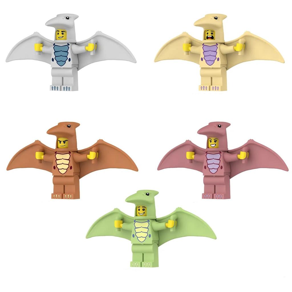 Dinosaurie Värld Monteringsleksak Byggklossar Minifigurer