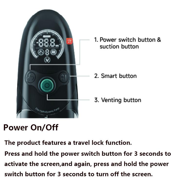 Electric Water Bath Penis Enlargement Pump Penis Massage Enlarger Vacuum Pump Sex Toys for Men Masturbator Penile Bigger Trainer