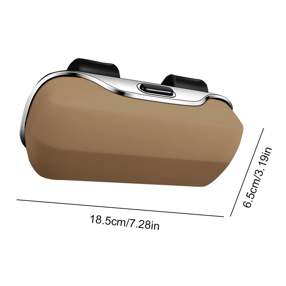 Multi-Purpose Car Glasses Box Portable Car Sunglasses Holder Car Driving Glasses Holder Eyeglass Case Sun Visor Storage Case