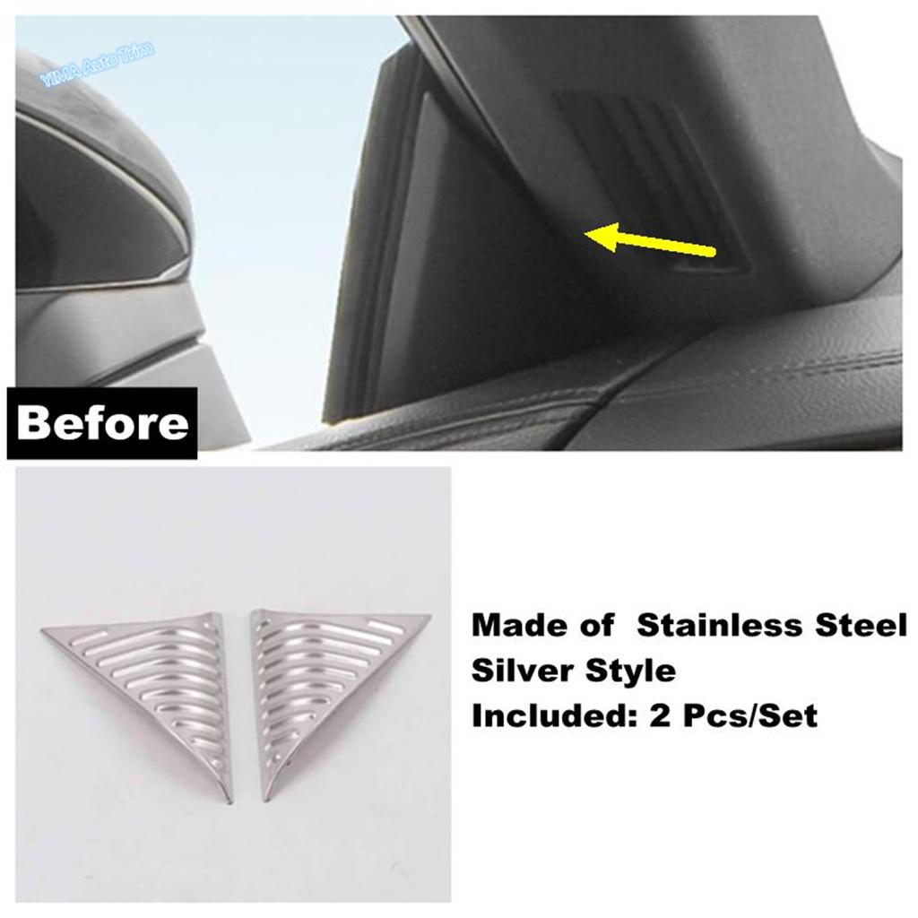 For VW Volkswagen Arteon 2018 - Car Inner Window Pillar A Stereo Speaker / Door Stereo Speaker Frame Cover Trim Accessories