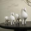 Tangma Ceramic Ornaments Horse To Successfully Attract Wealth Animal Crafts Work Wine Cabinet Living Room Unique Fine Tabletop Decoration