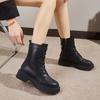 Fashion 2025 Winter Shoes Boots Women Large Size Non-slip Women's Snow Boots Genuine Leather Warm Women's Ankle Boots