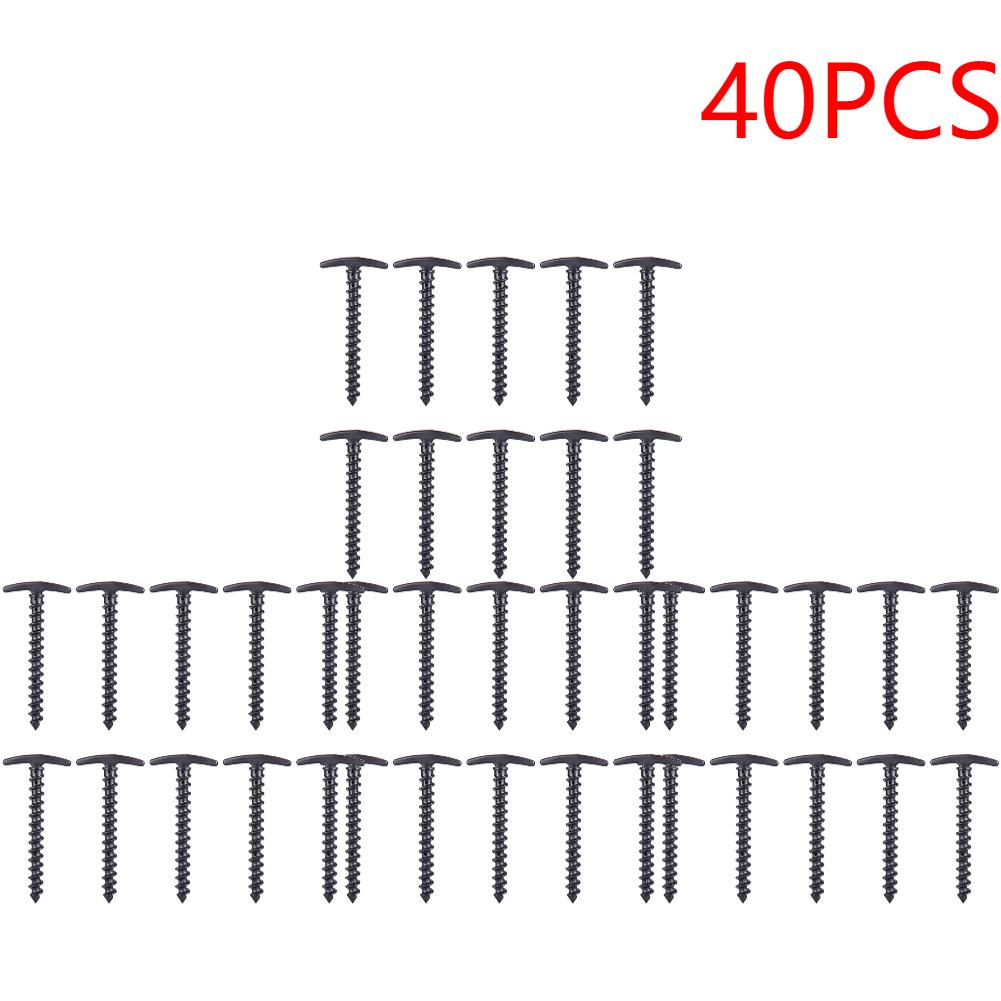 10pcs/pack Tent Pegs Ground Nails Outdoor Camping Peg Screw Anchor Stakes Hiking Tent Pins Windproof Tent Accessories 14.5x7cm
