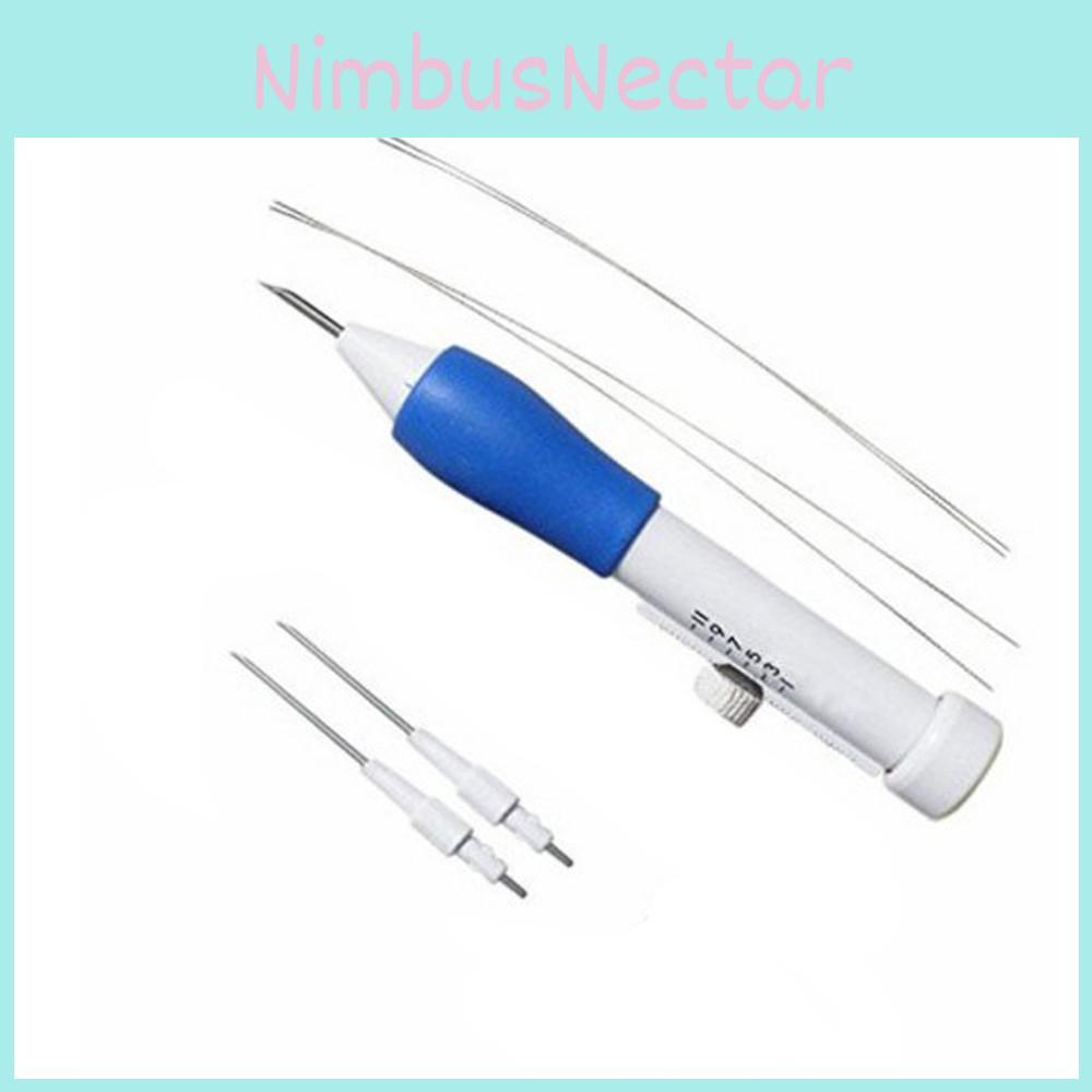 Pen Embroidery Magic Punch Needle Pen Set Craft Tool Abs Punch Needles Diy