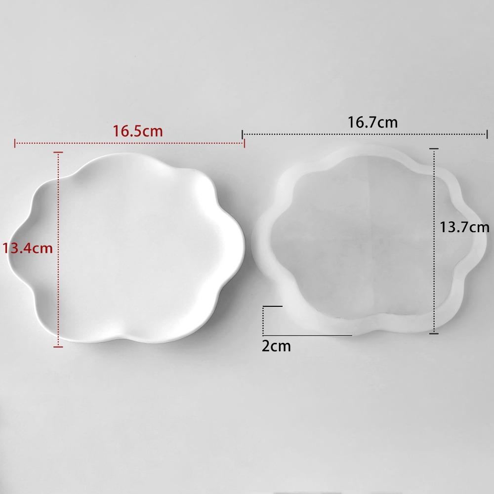 Geometric Wave Silicone Mold Irregular Shape Plaster Molds Creative Resin Molds Home Decor