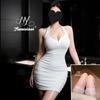 Sex underwear sexy neck hip tight uniform dress seduction backless women flirting sex underwear
