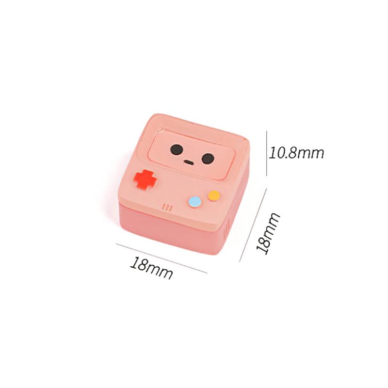 1Pcs Kawaii Esc Replacement Keycap Single Resin Retro Game Console Translucent Keycaps Arcade Mechanical Keyboard Accessory
