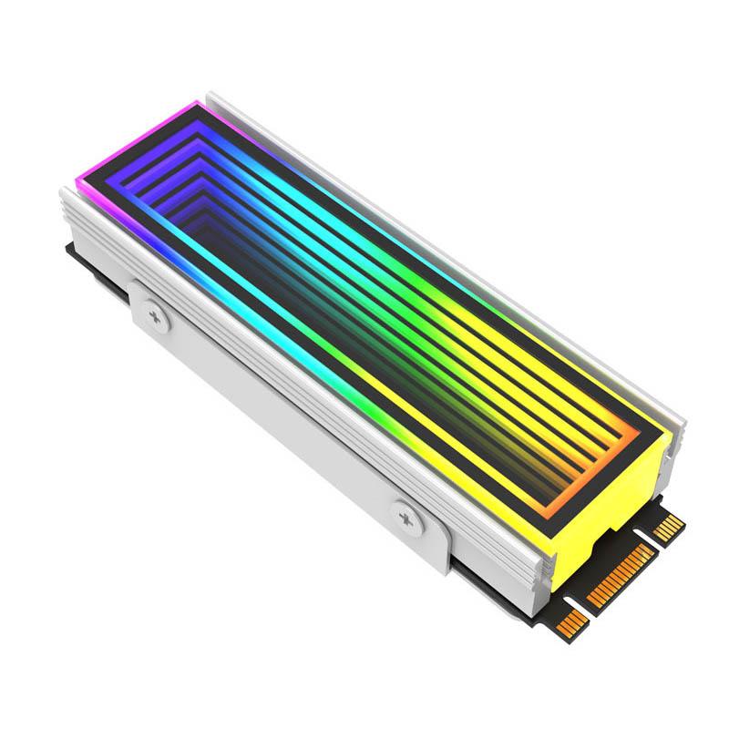 5V ARGB Sync Computer 2280 SSD M2 Radiator PC RGB M.2 Nvme Cooler Heatsink Endless Abyss Effect