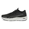Puma Velocity Nitro 2 Lightweight Rebound Fabric Slip Resistant Durable Breathable Low Top Casual Running Shoes Unisex Sneaker Black White 376918-01